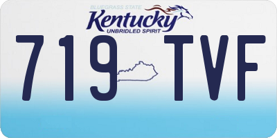 KY license plate 719TVF