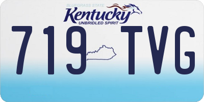 KY license plate 719TVG