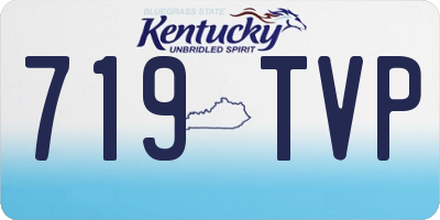 KY license plate 719TVP