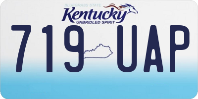 KY license plate 719UAP