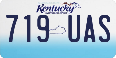 KY license plate 719UAS