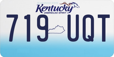 KY license plate 719UQT