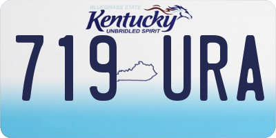 KY license plate 719URA