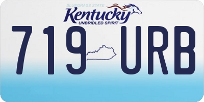 KY license plate 719URB