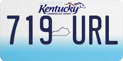 KY license plate 719URL