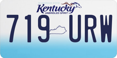 KY license plate 719URW