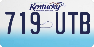 KY license plate 719UTB