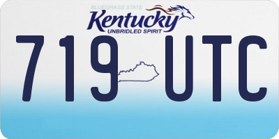 KY license plate 719UTC