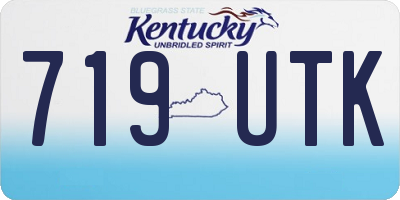 KY license plate 719UTK