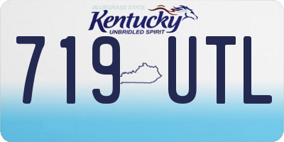 KY license plate 719UTL