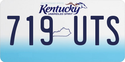 KY license plate 719UTS