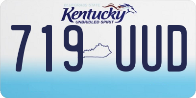 KY license plate 719UUD