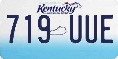 KY license plate 719UUE