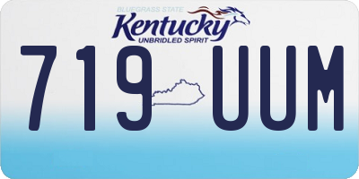 KY license plate 719UUM