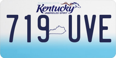 KY license plate 719UVE
