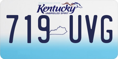 KY license plate 719UVG