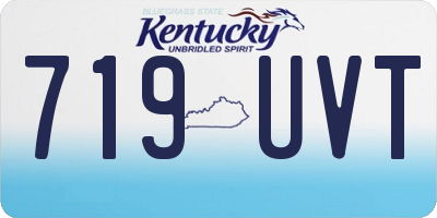 KY license plate 719UVT