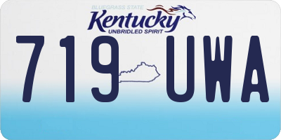 KY license plate 719UWA