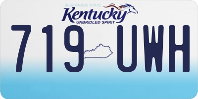 KY license plate 719UWH