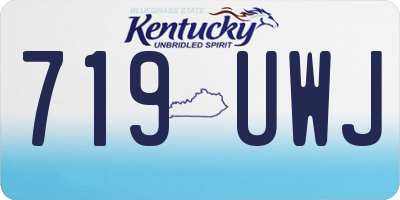 KY license plate 719UWJ