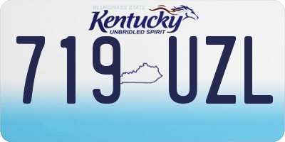 KY license plate 719UZL