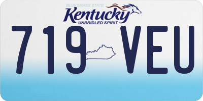 KY license plate 719VEU