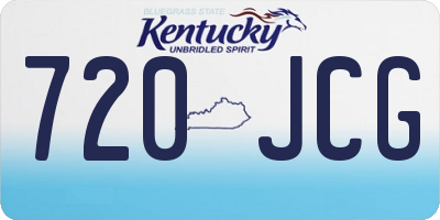 KY license plate 720JCG