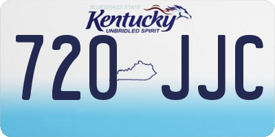 KY license plate 720JJC