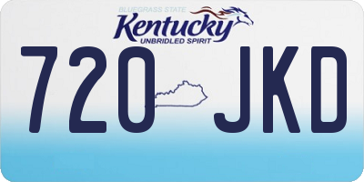 KY license plate 720JKD