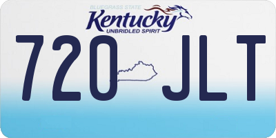 KY license plate 720JLT