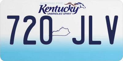 KY license plate 720JLV