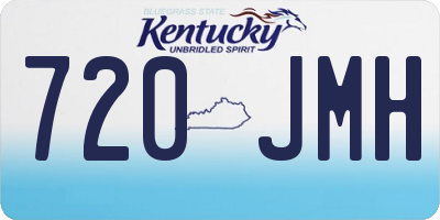 KY license plate 720JMH