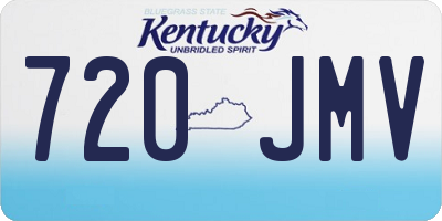 KY license plate 720JMV