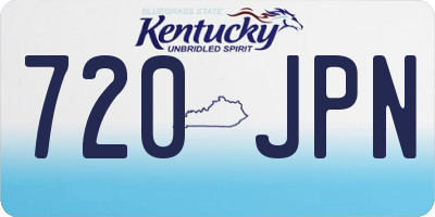 KY license plate 720JPN