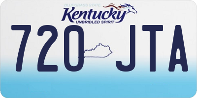 KY license plate 720JTA