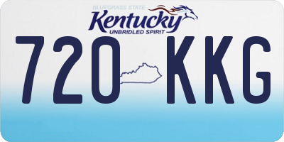 KY license plate 720KKG