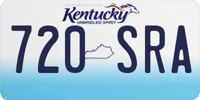 KY license plate 720SRA