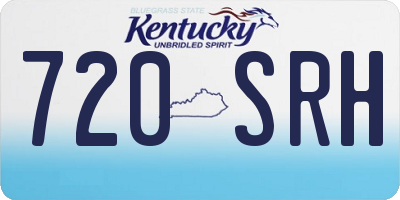 KY license plate 720SRH