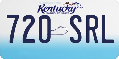 KY license plate 720SRL