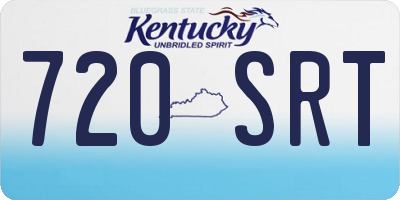 KY license plate 720SRT