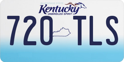 KY license plate 720TLS