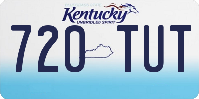 KY license plate 720TUT