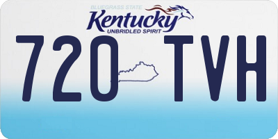 KY license plate 720TVH