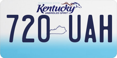 KY license plate 720UAH