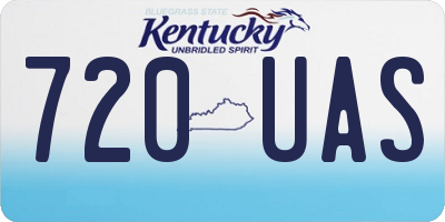 KY license plate 720UAS