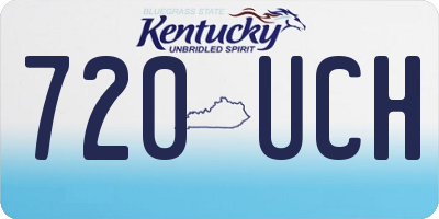 KY license plate 720UCH