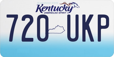 KY license plate 720UKP