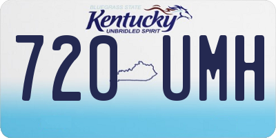 KY license plate 720UMH