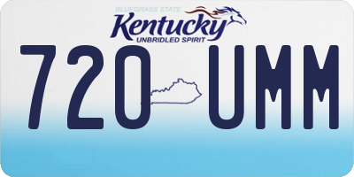 KY license plate 720UMM