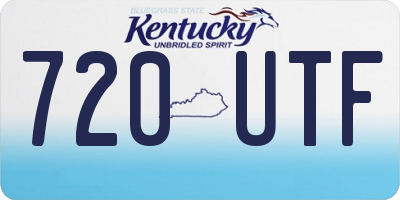 KY license plate 720UTF